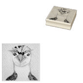 Macaroni Penguin Gummistempel (Stempel)