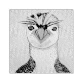 Macaroni Penguin Gummistempel (Prägung)