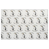 Macaroni Penguin Stoff (Fat Quarter (45,7 x 55,9 cm))
