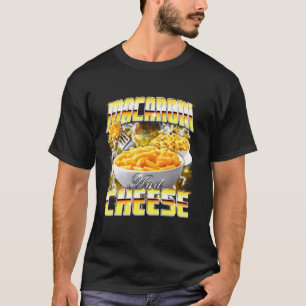 Macaroni und Cheese Meme Bootleg Rap Stil 90er Vin T-Shirt