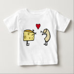 Macaroni und Käse Baby Baby T-shirt<br><div class="desc">Jeder weiß, dass Makkaroni und Käse zusammen gehören! Ein tolles Geschenk für Käsespezialisten & Kinder! Originelles Design mit eingetragenem Copyright von Fun T - Shirt, Inc.</div>