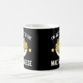 Macaroni und Käse bin ich nur hier für Mac und Che Kaffeetasse (Mittel)