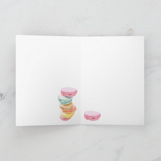 Macaronkarte Karte (Innenseite)