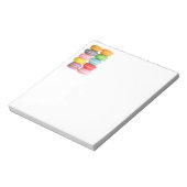 Macarons 5.5" x 6" Notepad Notizblock (Rotiert)