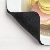 Macarons Bowl Watercolor Food Business Mousepad (Ecke)