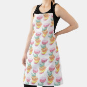 Macarons Dots All-Over Print Apron Schürze (InSitu)