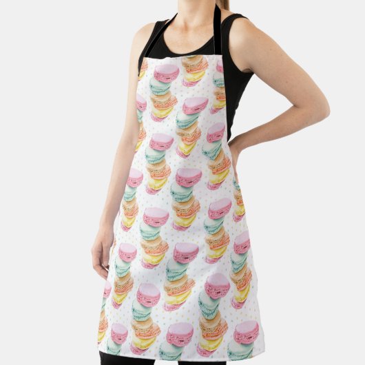 Macarons Dots All-Over Print Apron Schürze (InSitu)