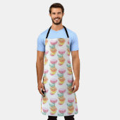 Macarons Dots All-Over Print Apron Schürze (Getragen)
