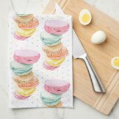 Macarons Dots Kitchen Towels Geschirrtuch (Viertel Falte)
