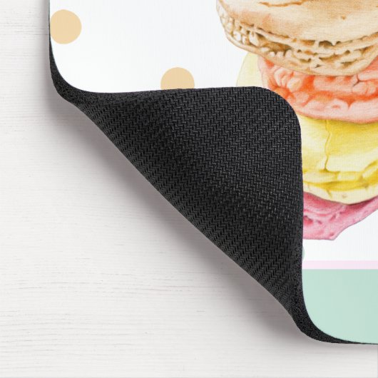 Macarons dots Mousepad (Ecke)