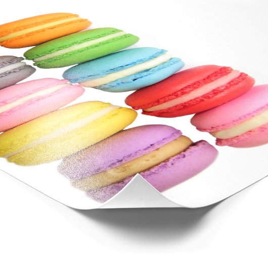 Macarons Foto Prints (Ecke)