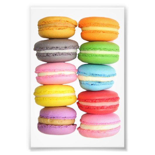 Macarons Foto Prints (Vorne)