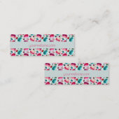 Macarons Französisch Konditorei mit Berries und Po Mini Visitenkarte (Vorne/Hinten)