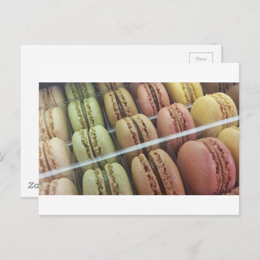 Macarons galore postkarte (Vorne/Hinten)