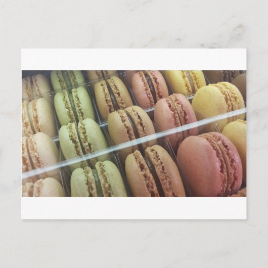 Macarons galore postkarte (Vorderseite)