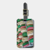 Macarons Gepäckanhänger (Vorderseite vertikal)