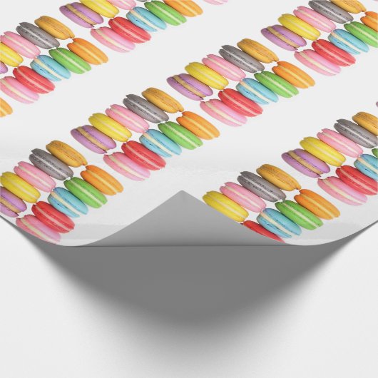 Macarons Geschenkpapier (Ecke)