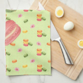 Macarons Geschirrtuch (Viertel Falte)