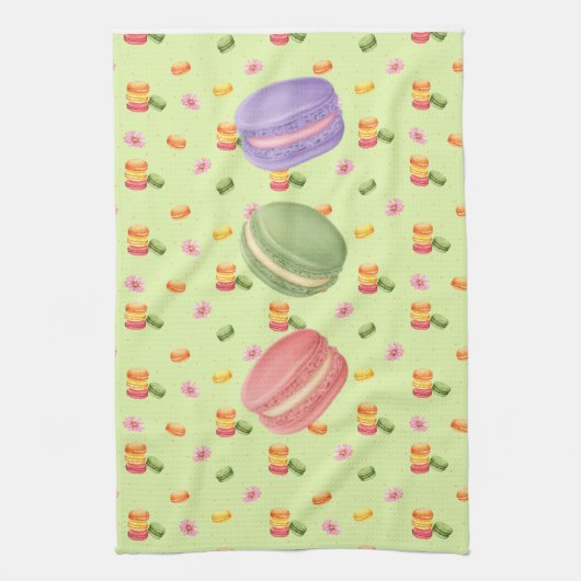Macarons Geschirrtuch (Vertikal)