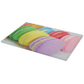 Macarons Glas Cutting Board Schneidebrett (Ecke)