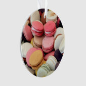 Macarons in verschiedenen Farben Ornament (Vorderseite)