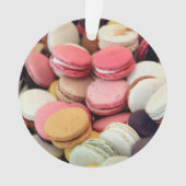 Macarons in verschiedenen Farben Ornament (Vorderseite)