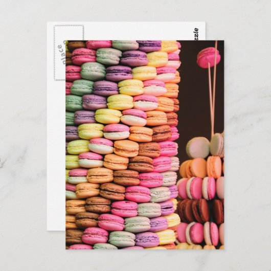 Macarons-Karte Postkarte (Vorne/Hinten)