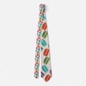 MACARONS KRAWATTE, LUSTIGE KRAWATTE. SÜSSIGKEITEN, KRAWATTE (Rückseite)