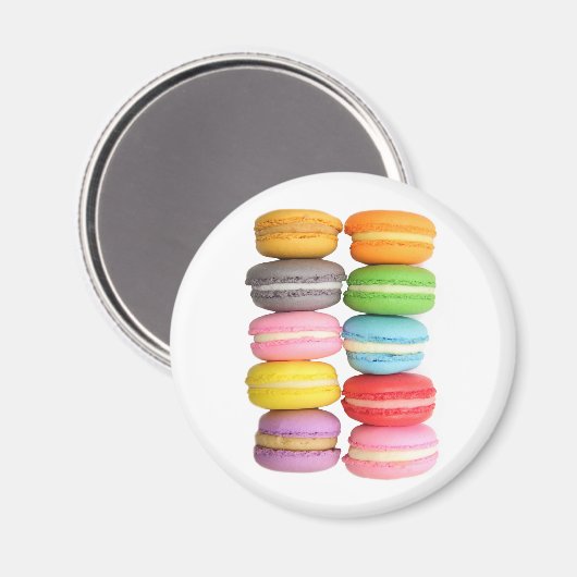 Macarons Magnet (Vorderseite/Rückseite)
