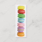 Macarons Mini Visitenkarte (Vorderseite)