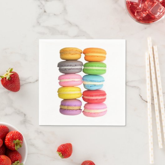 Macarons Napkins Serviette (Beispiel)