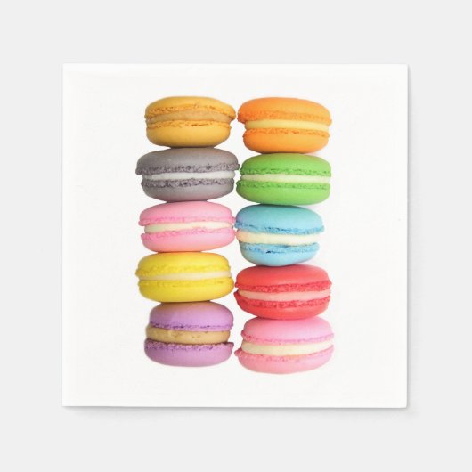 Macarons Napkins Serviette (Vorderseite)