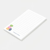 Macarons Post-it Klebezettel (angewinkelt)