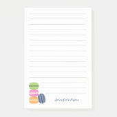 Macarons Post-it Klebezettel (Vorderseite)