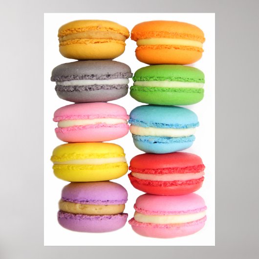 Macarons Poster (Vorne)