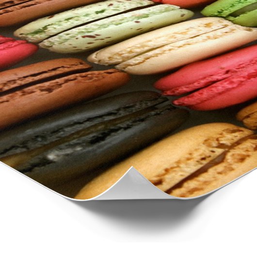 Macarons Poster (Ecke)
