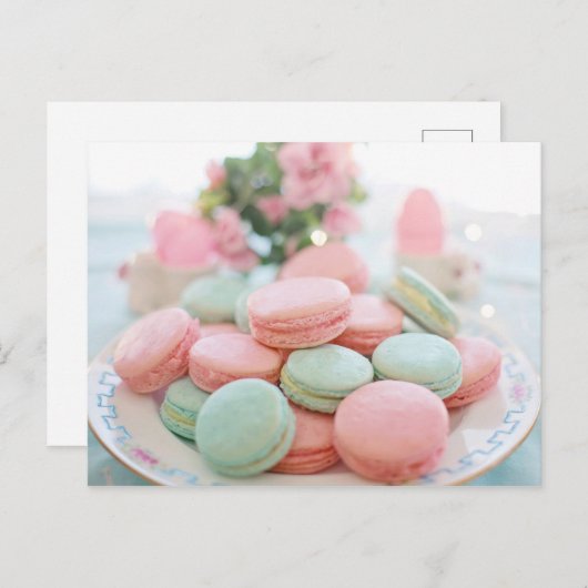 Macarons Postkarte