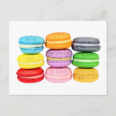 Macarons Postkarte (Vorderseite)