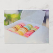 Macarons Postkarte (Vorderseite)
