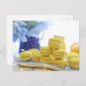 Macarons Postkarte (Vorne/Hinten)