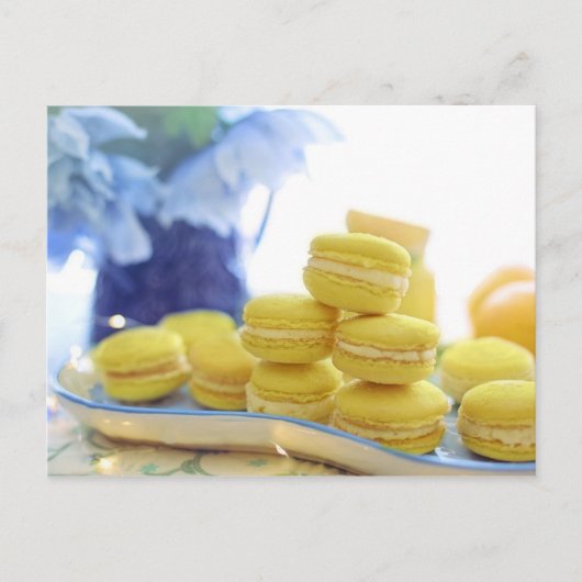 Macarons Postkarte (Vorderseite)