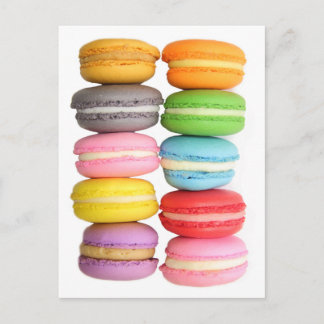 Macarons Postkarte