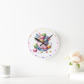Macarons Reloj de pared Runde Wanduhr (Zuhause)