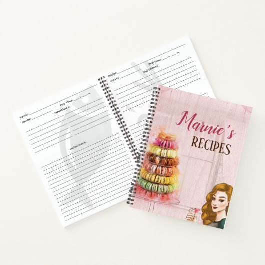 Macarons Rezept Buch (Innenseite)