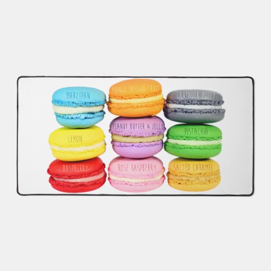Macarons Schreibtischunterlage (Vorderseite)