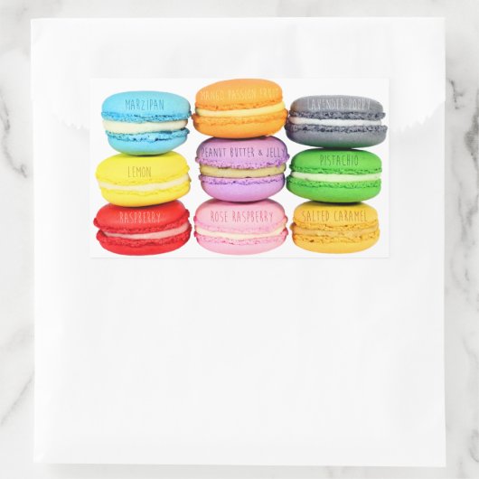 Macarons Stickers (Tasche)