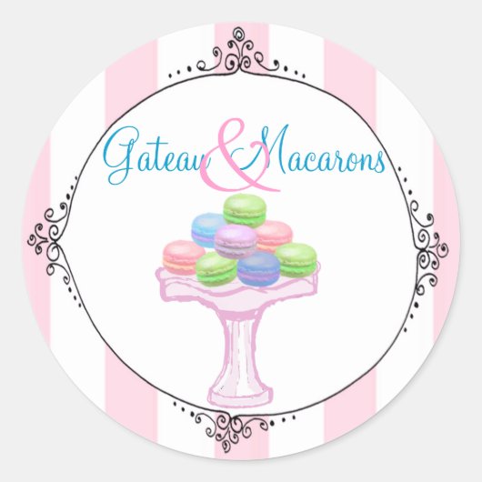 Macarons Stickers (Vorderseite)