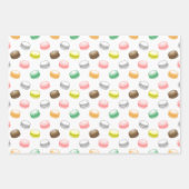 Macarons Sweet 16 Geburtstag Geschenkpapier Set (Vorderseite)