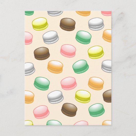 Macarons Sweet 16 Geburtstagspostkarte Feiertagspostkarte (Vorderseite)