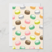 Macarons Sweet 16 Party Einladung (Rückseite)